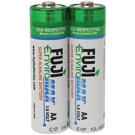 Fuji Batteries 4300BP2 EnviroMax AA Super Alkaline Batteries (2 pack)
