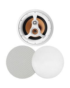 BIC America H-310C 250-Watt 3-Way 10" In-Ceiling Speaker with Pivoting Tweeter & Midrange Plus Metal & Cloth Grilles